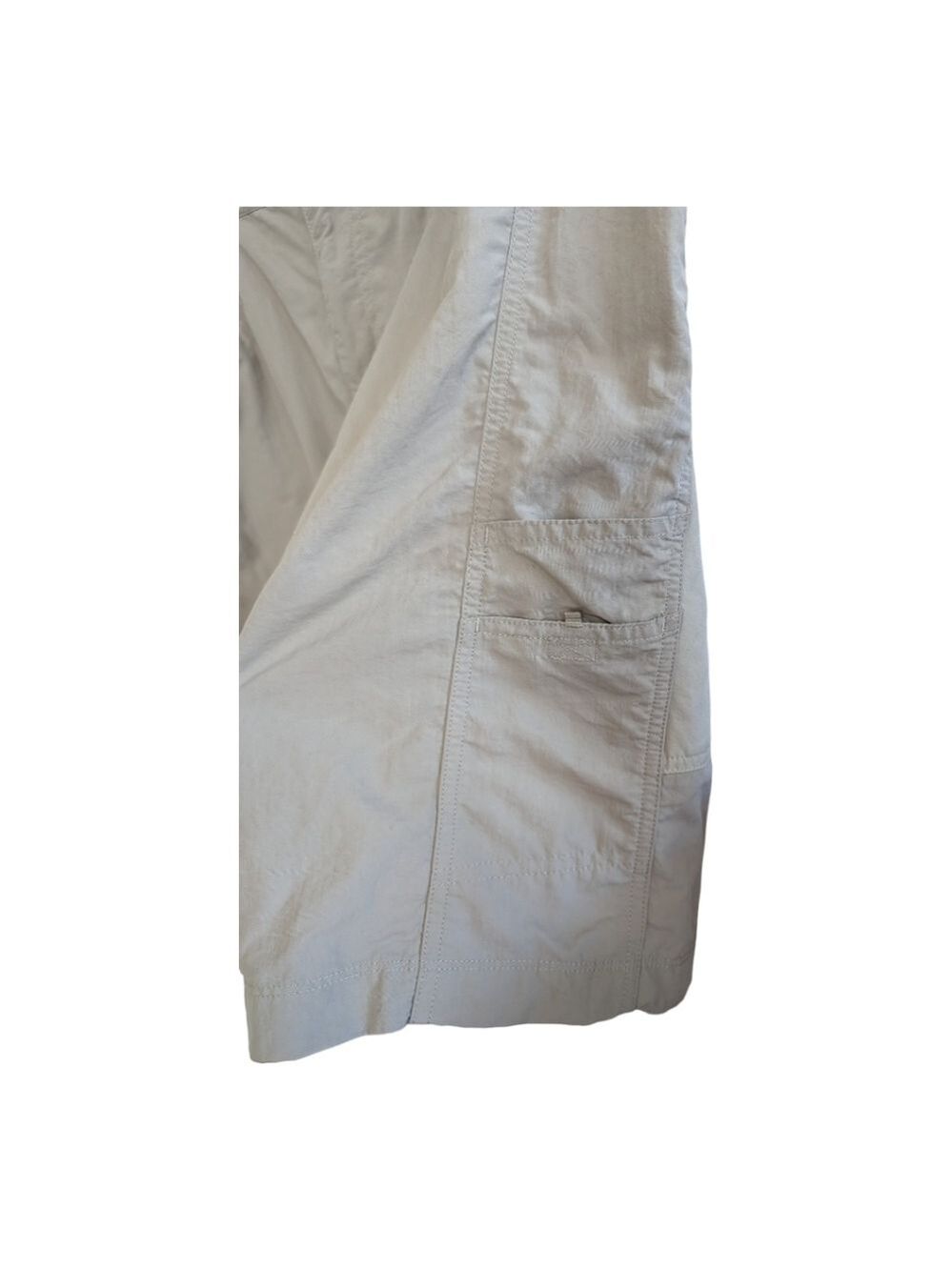 Patagonia Khaki Women's Away From Home Shorts Size 14 EUC Cabincore Outdoors - Picture 4 of 12